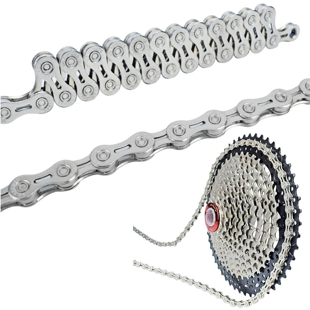 Mountain Bike Chain 8/9/10 Speed High Alloy Steel Decent Durability Lightweight Good Looking Bicycle Chain Cycling Equipment
