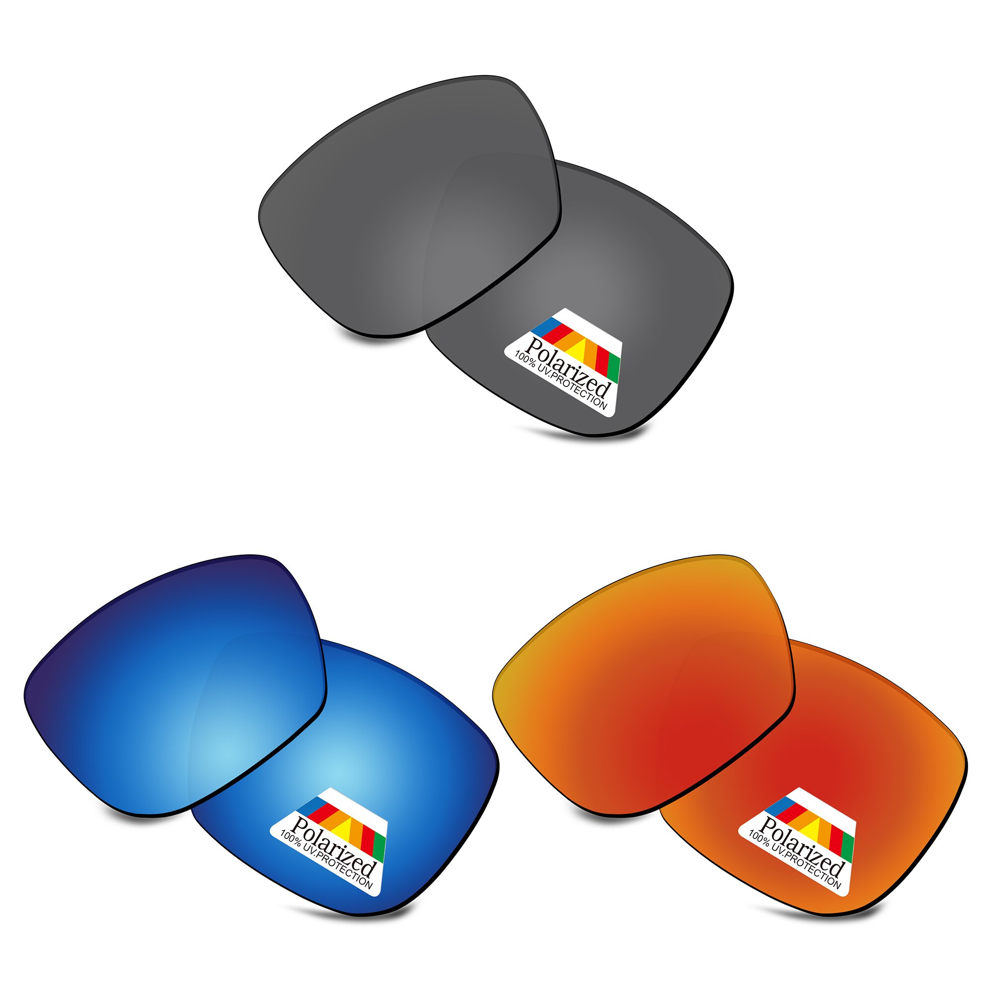 Bwake Polarisierte Ersatz Linsen für-Oakley Halten Auf OO9298 Sonnenbrille Rahmen-Mehrere Optionen: Black-Blue-Red