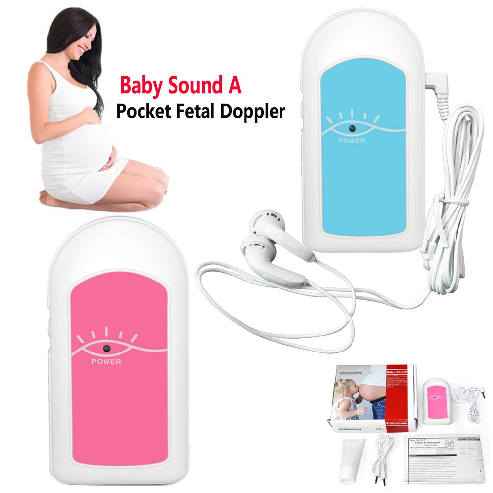 Fetal doppler ultraljud baby hjärtslagsdetektor hem gravid doppler baby pulsmätare pocket doppler 2.0 3.0 8.0 mhz