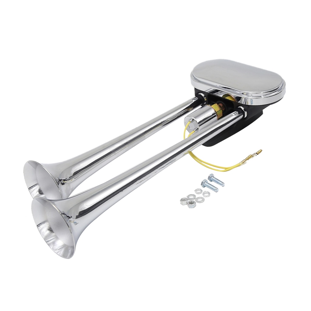 Dual/Double Trumpet Air Horn 12 V 150dB Car Truck RV Train Boat Loud