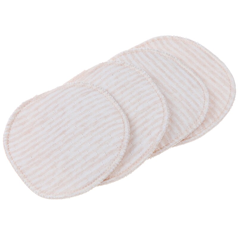 4Pcs/bag Nursing Pad Galactorrhea Natural Organic Cotton Washable Breast Pads