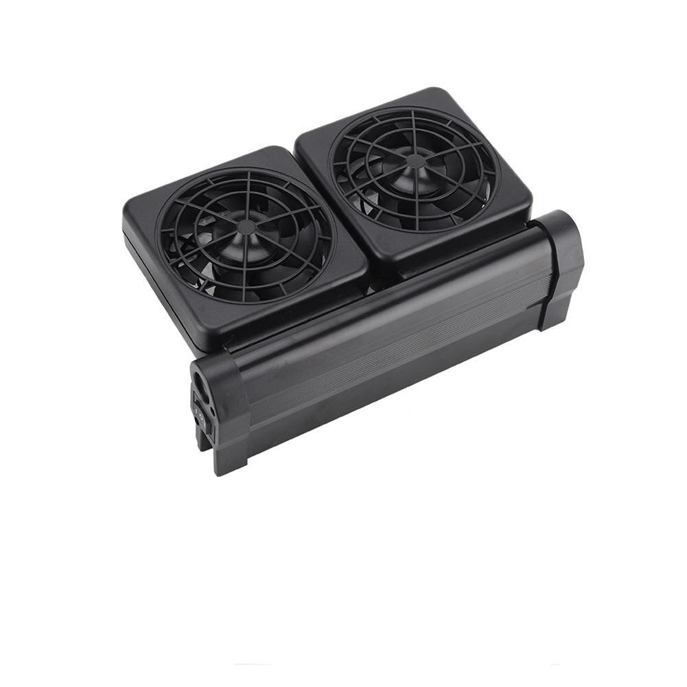 Aquarium Fish Tank Cooling Fan System Chiller Reduce Water Temperature 1/2/3/4 Fan: 2 heads