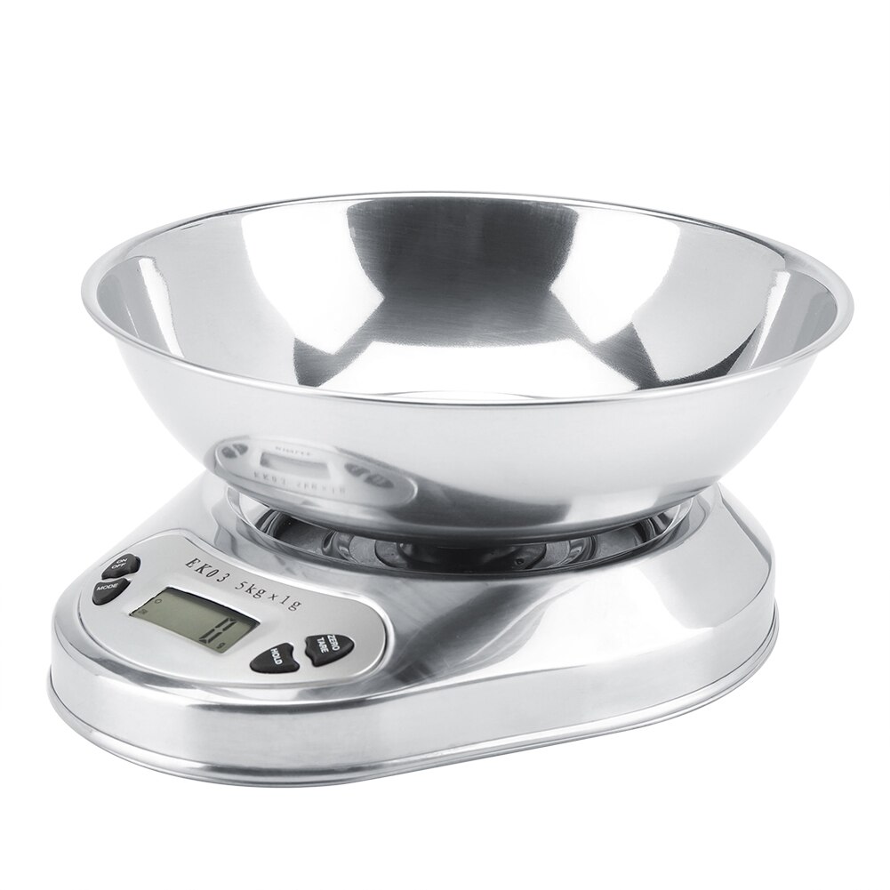 5kg/1g præcise digitale vægte elektronisk køkkenvægt madbagevægt med skålbakke