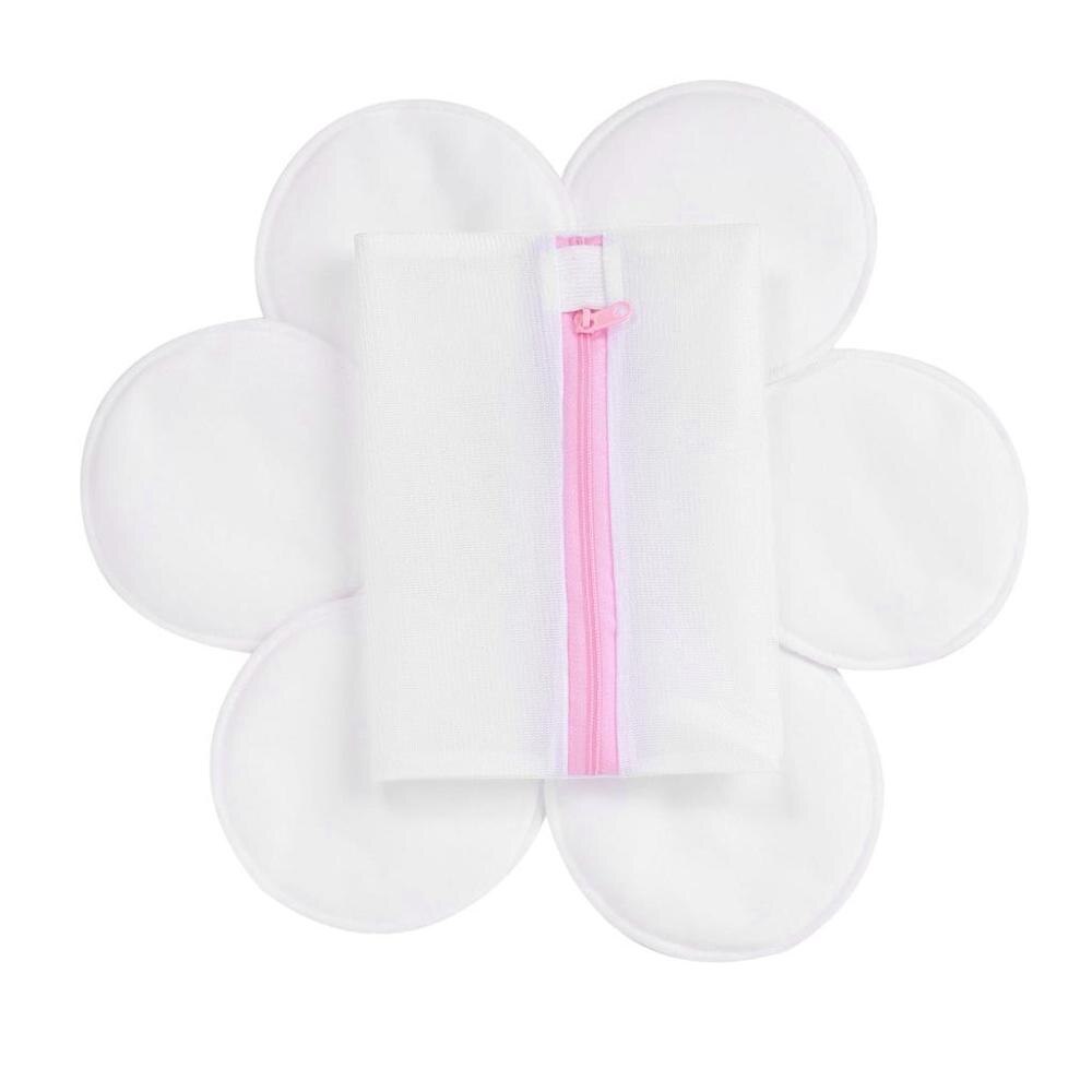 12Stck wiederverwendbar saugfähig Krankenpflege Brust Pads Anti-überlauf Baby Fütterung Stillen Pad wäsche tasche Waschbar für Mutterschaft & xs