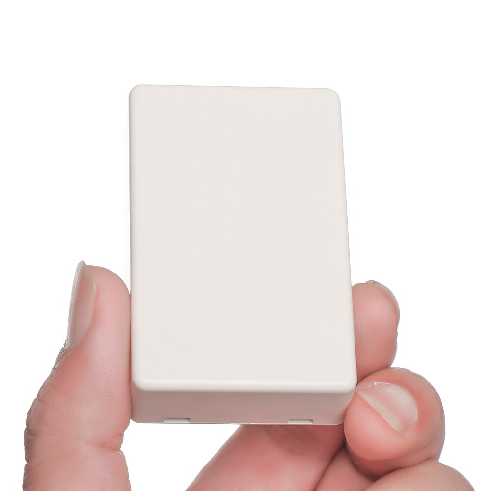 2pcs Plastic Waterproof Cover Project Electronic Instrument Case Enclosure Box White/Grey DIY Housing Instrument Case