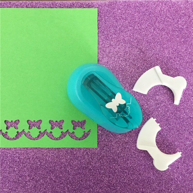 Butterfly Shaped Lever Corner Hole Punch Office School Supplies Paper Detachable Border Punch Home Decorative Garden Festival