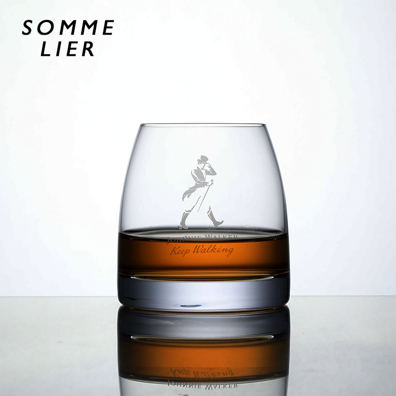 Chamvin Private Collection Johnnie Walker Glass Whiskey Glass Single Malt Crystal Wine Tumbler Vodka Cognac Brandy Snifter Cup