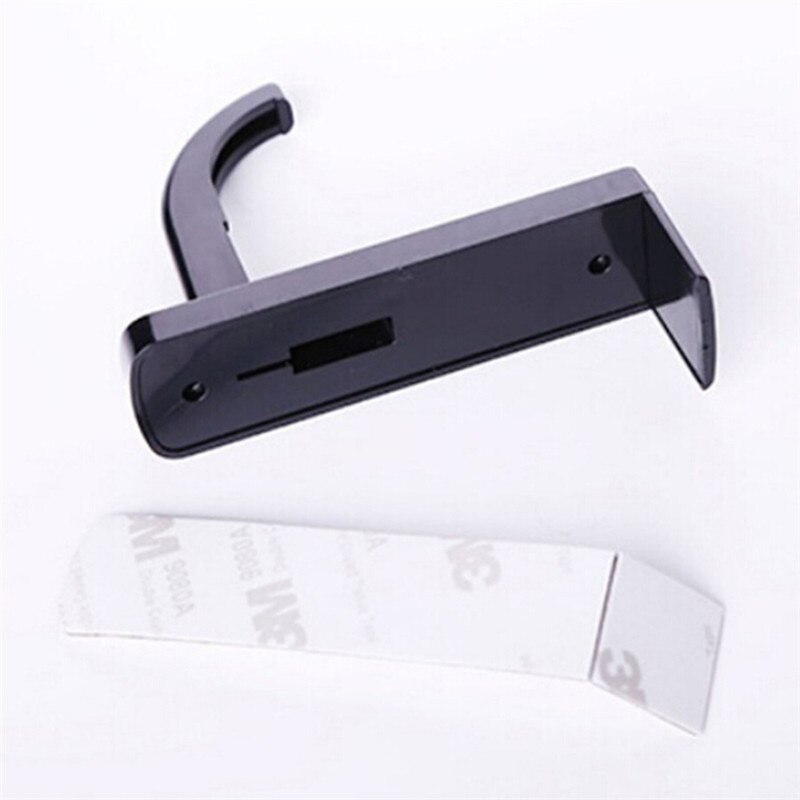 Gancho de parede para fone de ouvido, portátil, universal, cabide, monitor de fone de ouvido, pc, ferramentas úteis, preto/branco