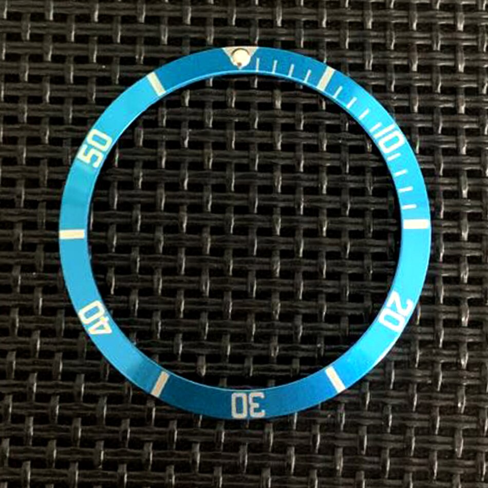 Accesorios para reloj bisel de aluminio diámetro exterior 36,5 diámetro interior 30,6mm HJ67