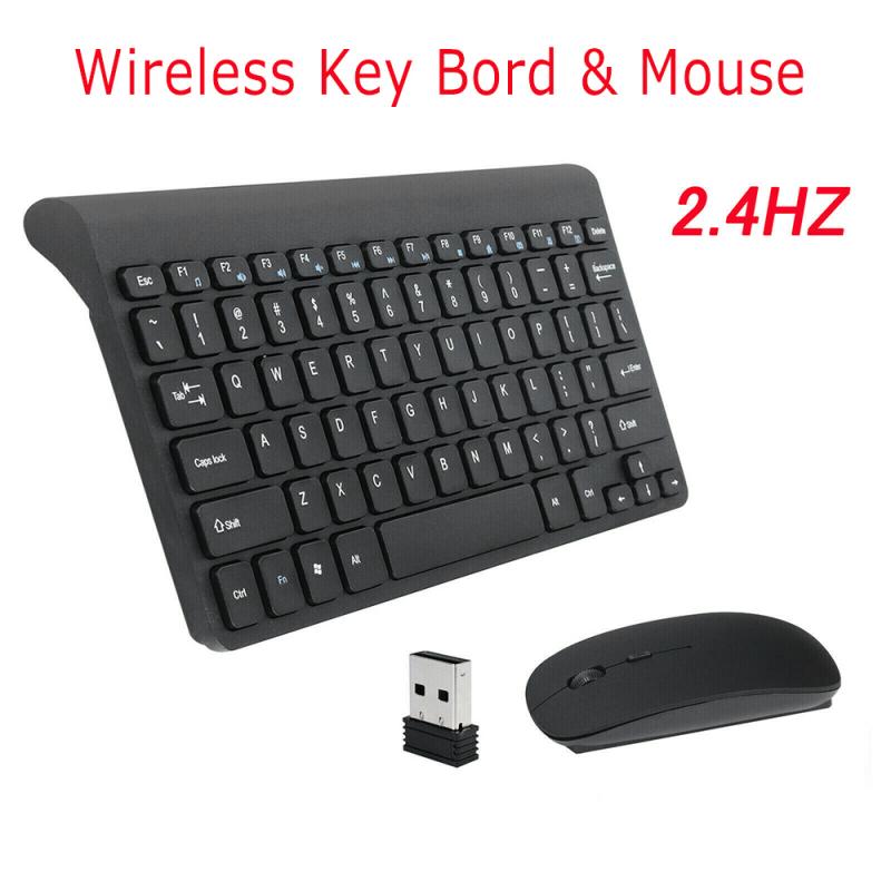 2.4G Ultradunne Draadloze Toetsenbord En Muis Combo Set Mini Bluetooth Geruisloze Ergonomisch Toetsenbord Voor Pc Tablet Computer