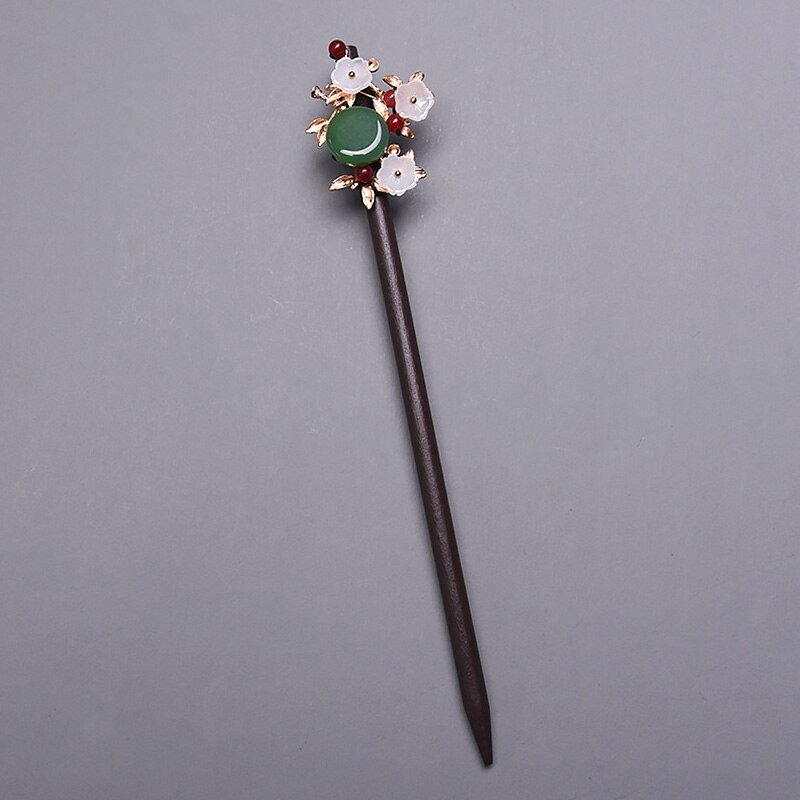 Classic Flower Tassel Handmade Hair Sticks Hair Chopsticks Chinese Bridal Wood Hairpins Hair Clip Wedding Hair Jewelry for Women: I