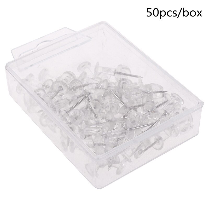 100 stk/lot fargestifter tryknåler kartnål korktavle tommelstifter tryknål skrivesaker knapper nåler kontor skoleutstyr