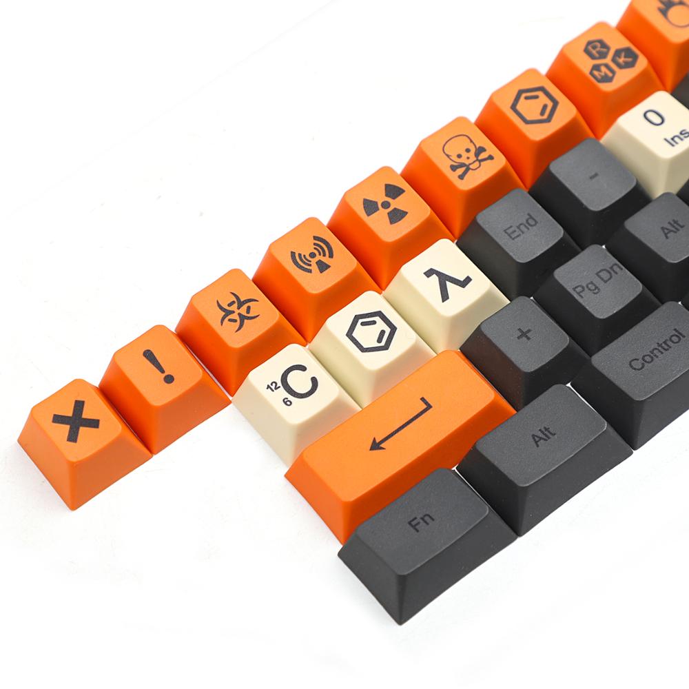 Cherry Profile Dye Sub Carbon PBT Full Keyset For MX Mechanical Keyboard Filco Ducky 104 TKL KBD75 Kira96 YMD96 GK64 Tada68 SP84