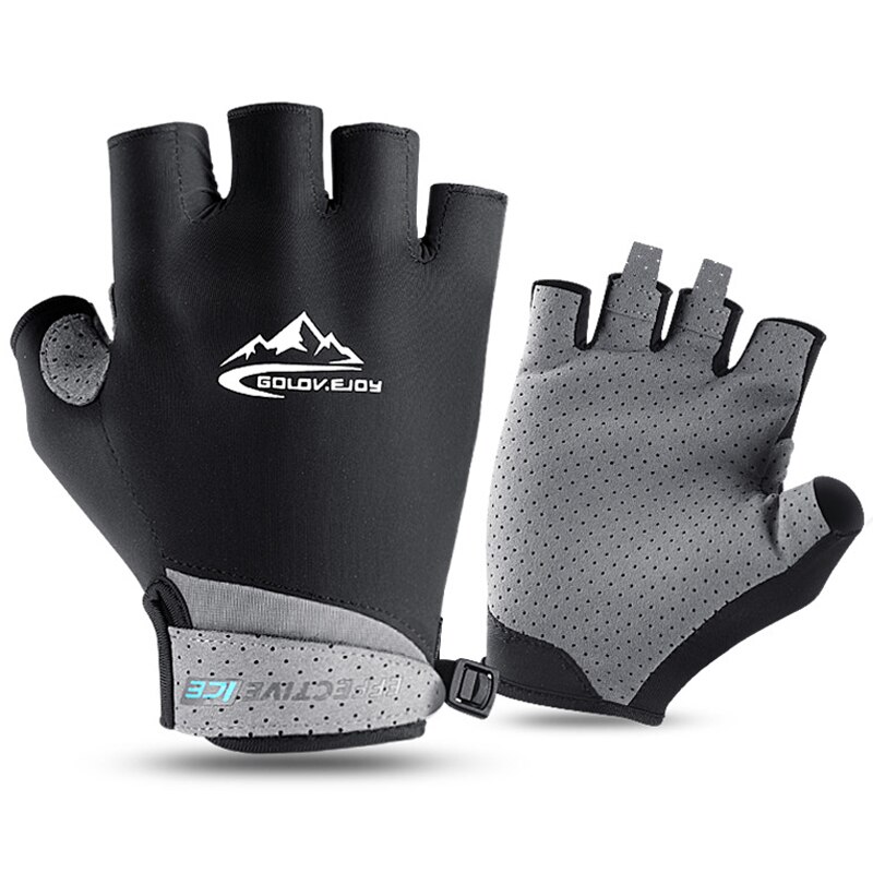 Unisex Ice Zijde Ridding Gym Handschoenen Zwaargewicht Sport Lifting Handschoenen Body Building Training Handschoenen Voor Sport Fitness Handschoenen