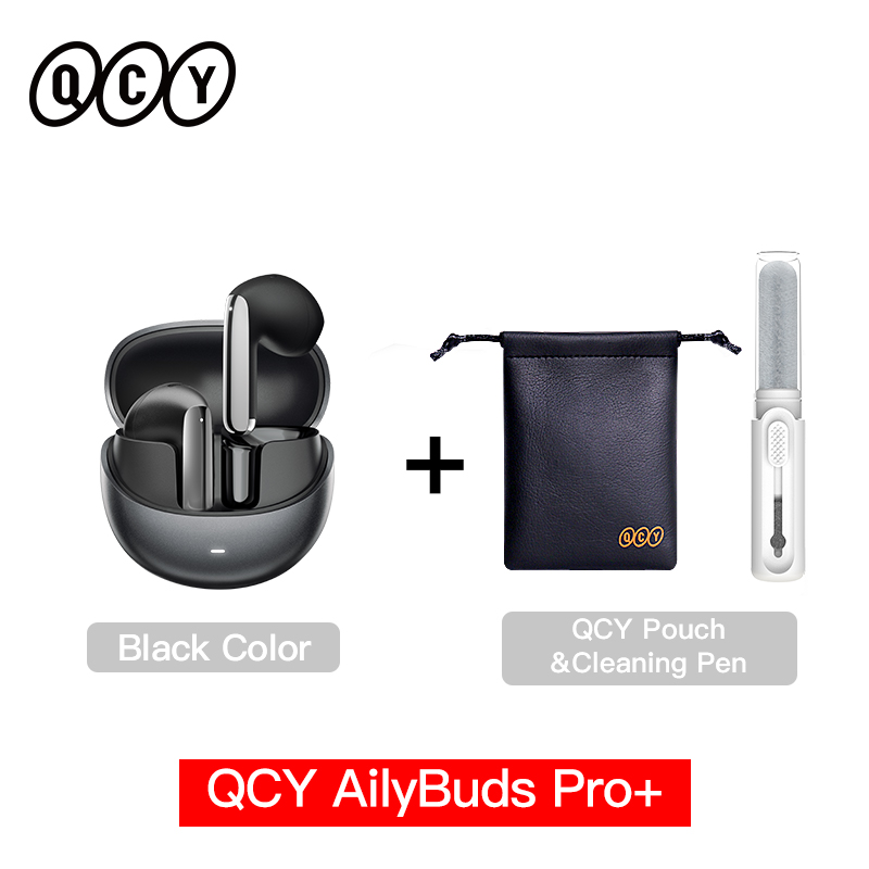 QCY HT10 AilyBuds Pro+ ANC Bezprzewodowe słuchawki douszne Hi-Res Audio z mikrofonem LDAC 6 AI HD Call Headset Bluetooth 5.3 Dual Connect Earbuds