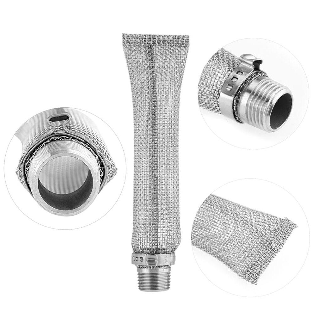 Tools Reusable Thread Beer Filter Mash Tun Multifunction Stainless Steel Wine Home Brewing Bazooka Screen Mesh Spigot Connect