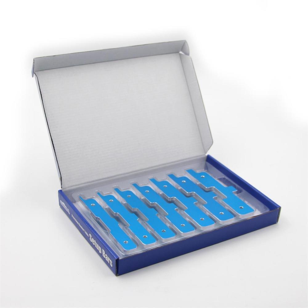 7PCS Woodworking Precision Router Table Setup Bars Aluminum Alloy Depth Test Distance Set Up Bars