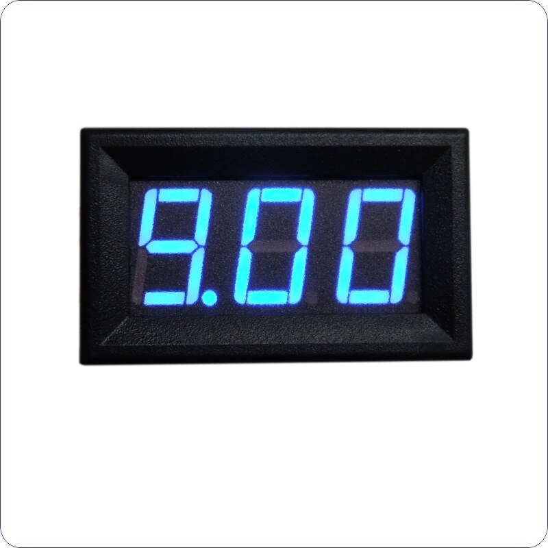 DC Ampere Meter DC 0-10A Directe Test DC Amperemeter Ingebouwde Shunt LED Digitale Current Meter Amperemetre Voedingsspanning DC 4.5 -30 V: Black cover-Blue