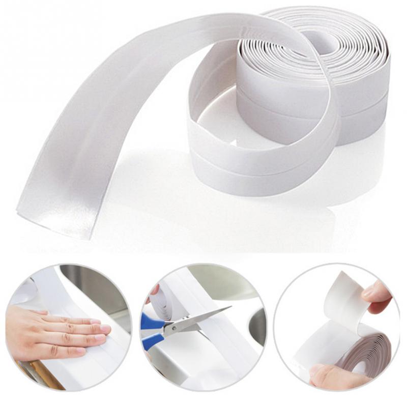 DIY Wall Corner Line Sticker Ceramic Sticker PVC Waterproof Kitchen Tape Bathroom Accessories Self Adhesive seam Stickers