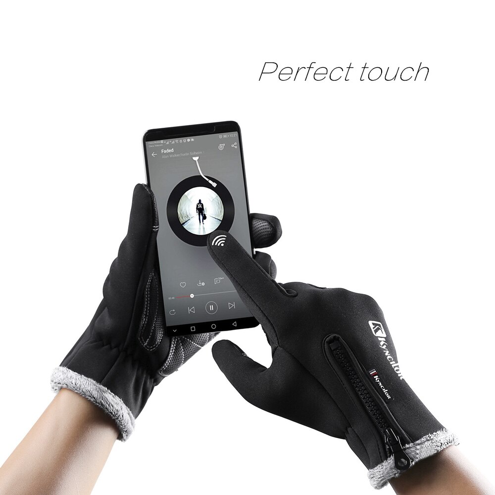 Ski Handschoenen Voegen Pluis Snowboard Handschoenen Vrouwen Mannen Winter Motorrijden Waterdicht Sneeuw Windstopper Camping Leisure Wanten