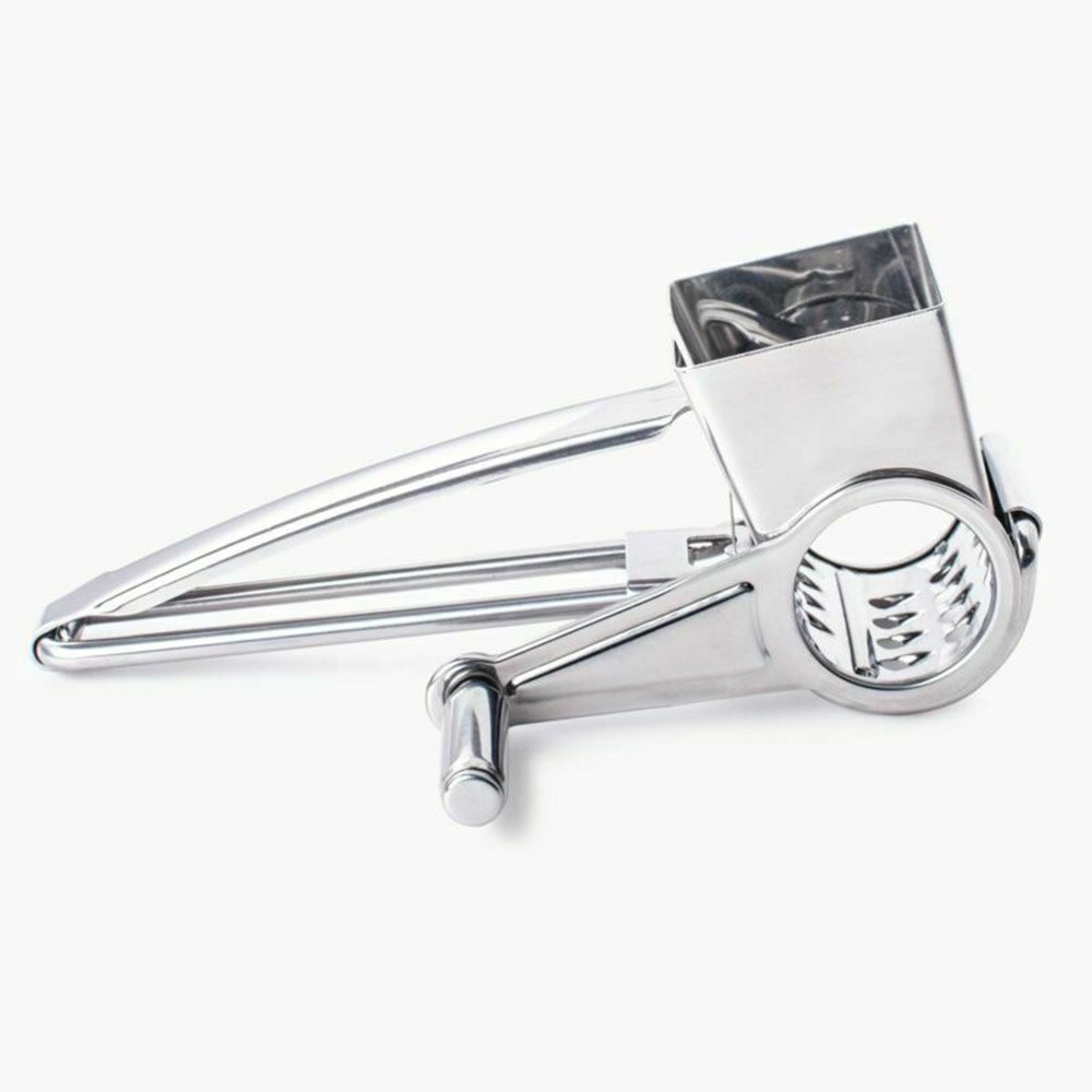 Rotary Cheese Grater Stainless Steel Shredder Cutter Grinder W/ 3pcs Drum Blades Cheese Tools Kitchen Cocina Gadget Chocolate