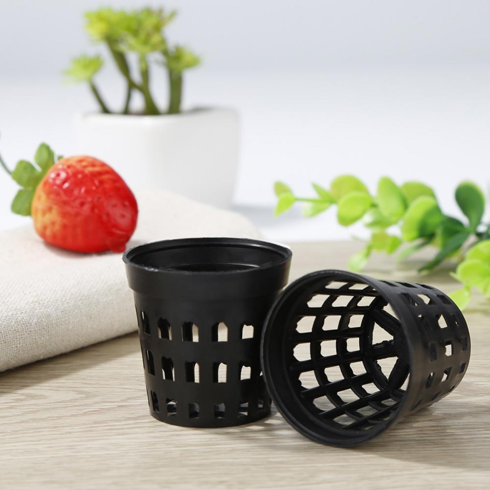 10Pcs/Set Plastic Aquatic Pots Basket For Aquarium Water Flower Plant Grass Cultivate Pot And Aquarium Fish Tank Aquatic Decor