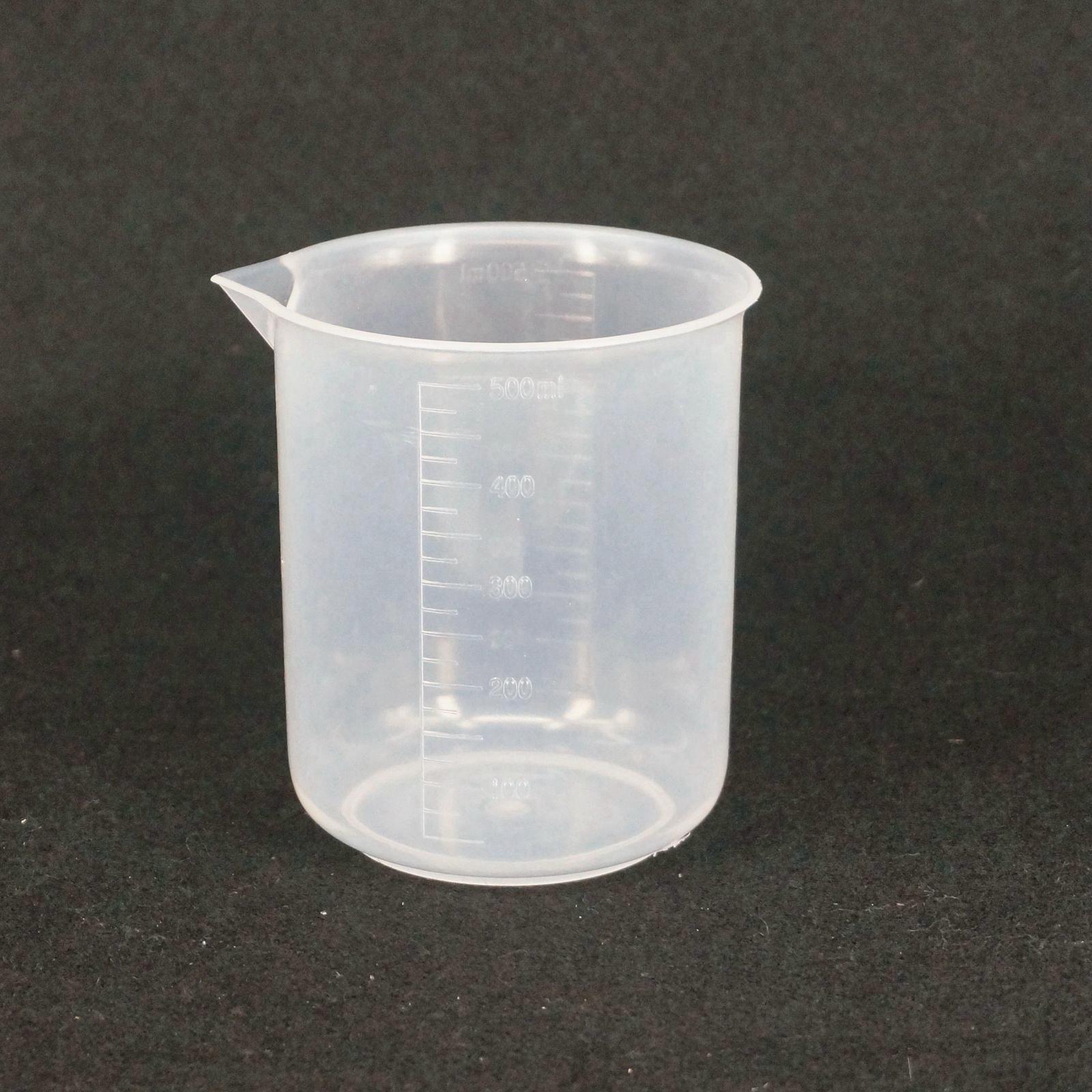 Recipiente de laboratorio de plástico de polipropileno PP de 5 uds. De 500ml para cocina con caño