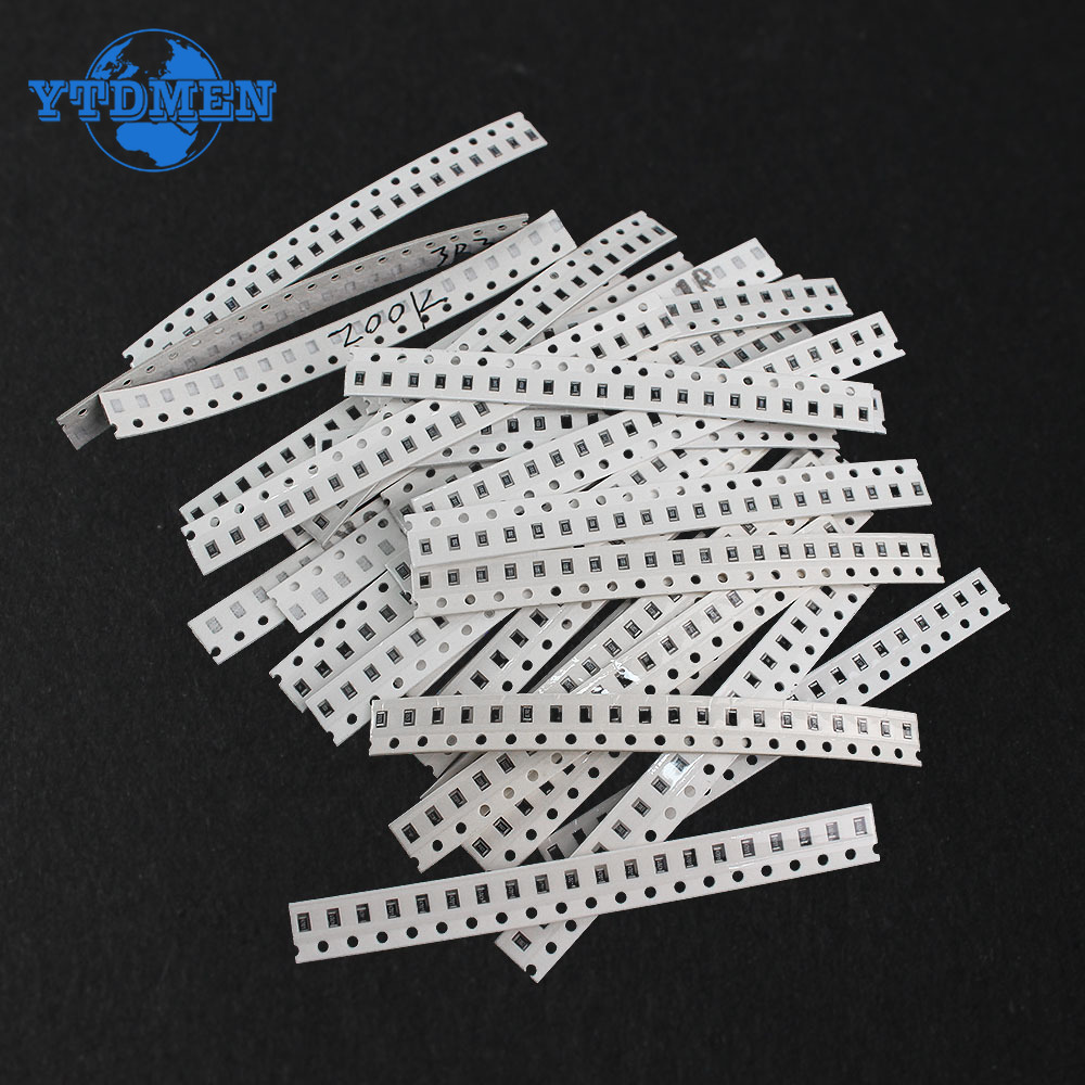 660PCS Resistencia SMD 0603 0805 1206 1% Resistencia Kit surtido 1 Ohm - 1M Ohm Resistencias en chip