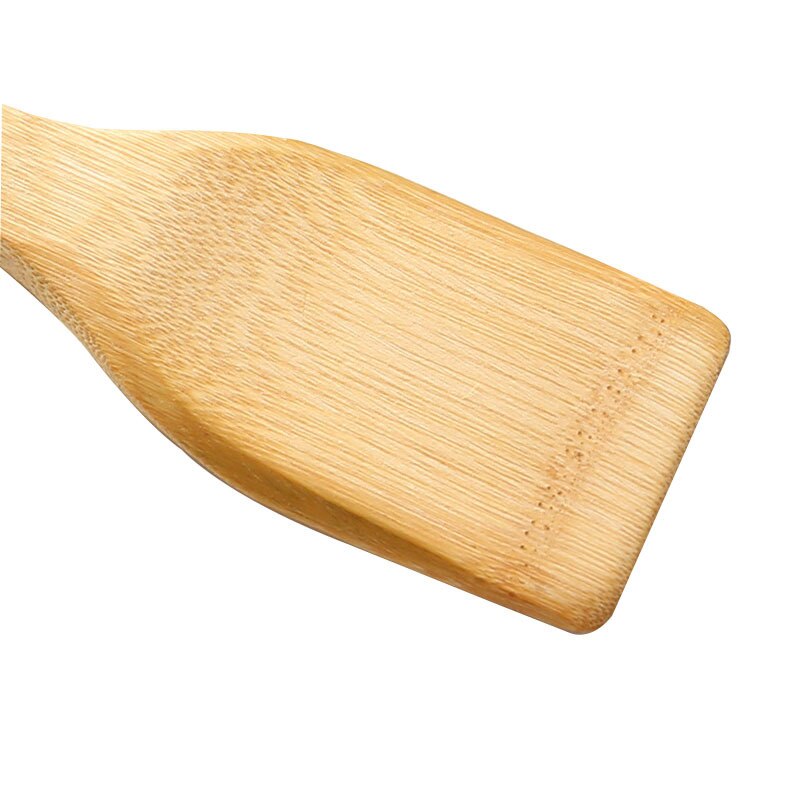 8 stk organiske bambus køkkenredskaber sæt træskeer og spatel til madlavning nonstick køkkenredskaber sæt køkken tilbehør