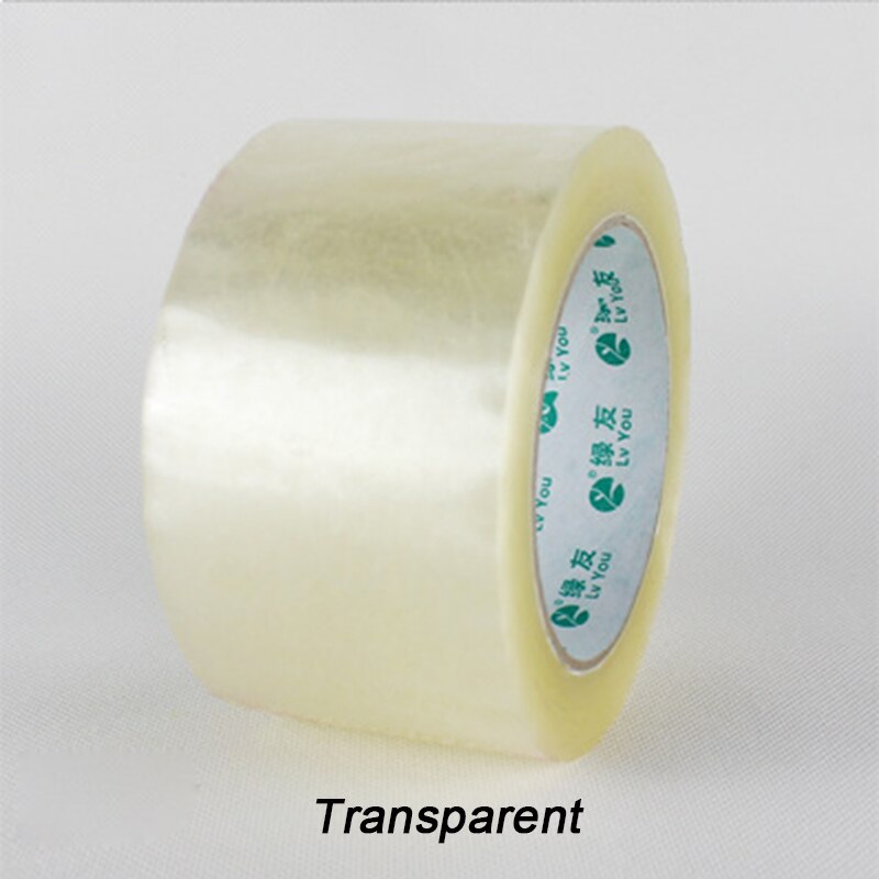 Ruban adhésif de scellage 6cm X 90m, 19 couleurs, pour emballage de courrier et logistique: transparent