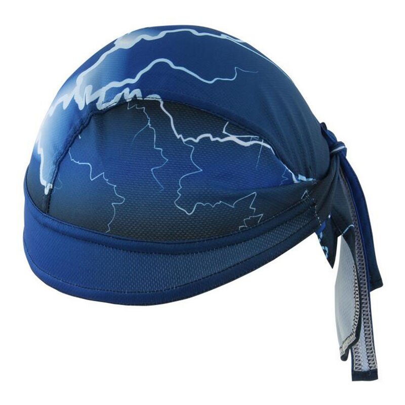 CKAHSBI Outdoor kolarstwo sportowe czapka Quick Dry pałąk rower jazda bandany szalik lato kobiety mężczyźni czapka do biegania nakrycia głowy: Lightning