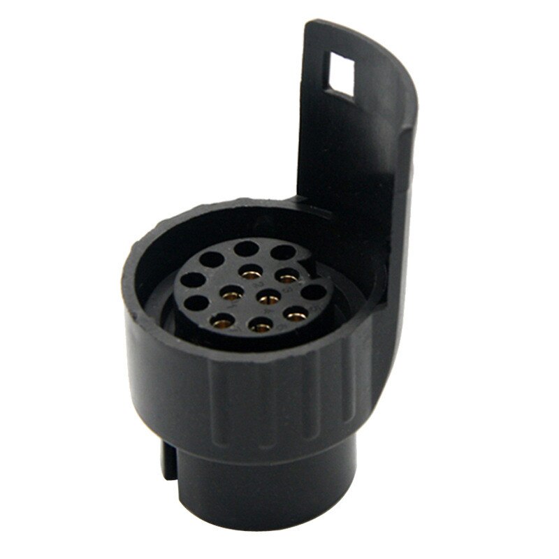 1x 7 -polig 7 -polig  to 13 -polig släpvagnskopplingsadapter släpvagn biluttag elomvandlare dragkrok dragkrok adapter