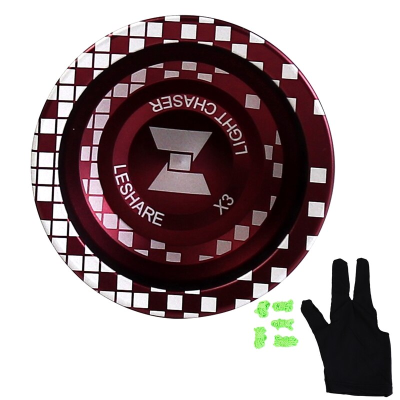 LIGHT CHASER X3 Competitive Yo-Yo,Yoyo for Beginners Alloy Yoyo,Easy to Return and Practise Tricks: Chocolate Color