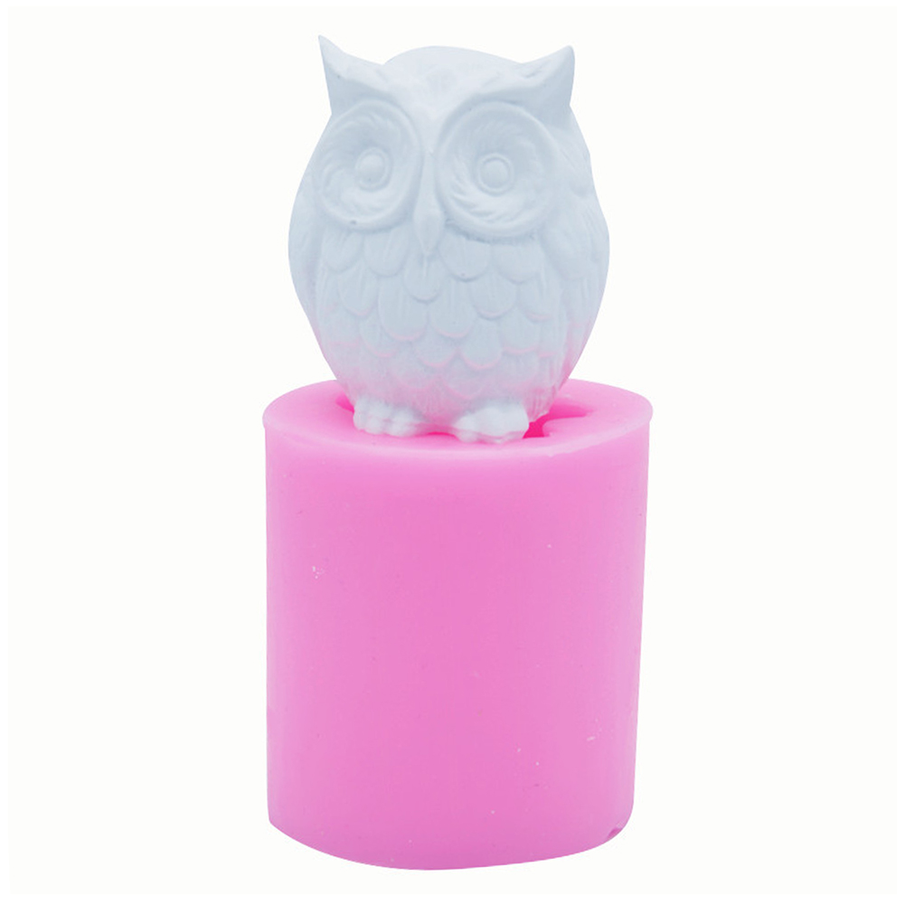 Model Hand Dish Mirror Epoxy Mold 3D Animal Owl Wax Paraffin Candle Mould DIY Handmade Plaster Soap Silicone Molds