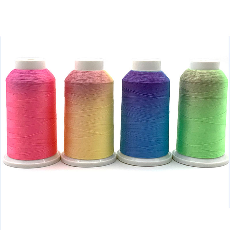 2700 meters Color Changing Sewing Thread Photosensitive UV Yarn 150D/2 UV Color Changing Yarn Spot
