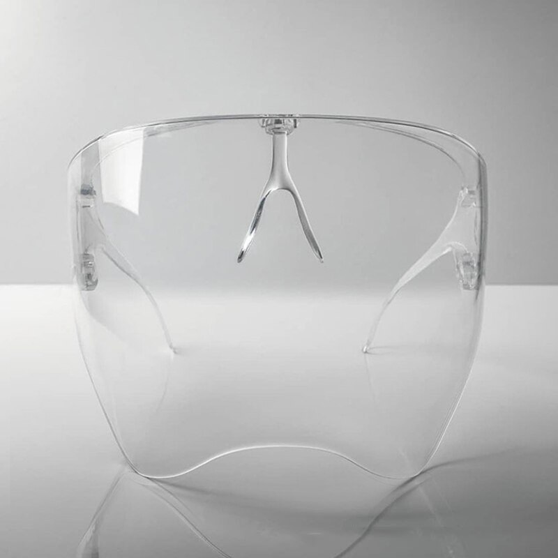 Colorful Full Face Shield Unisex Oversized Eye Shield Visor Sunglasses Face Cover Guard Protector Anti-spray Mask Kitchen Tools: 01