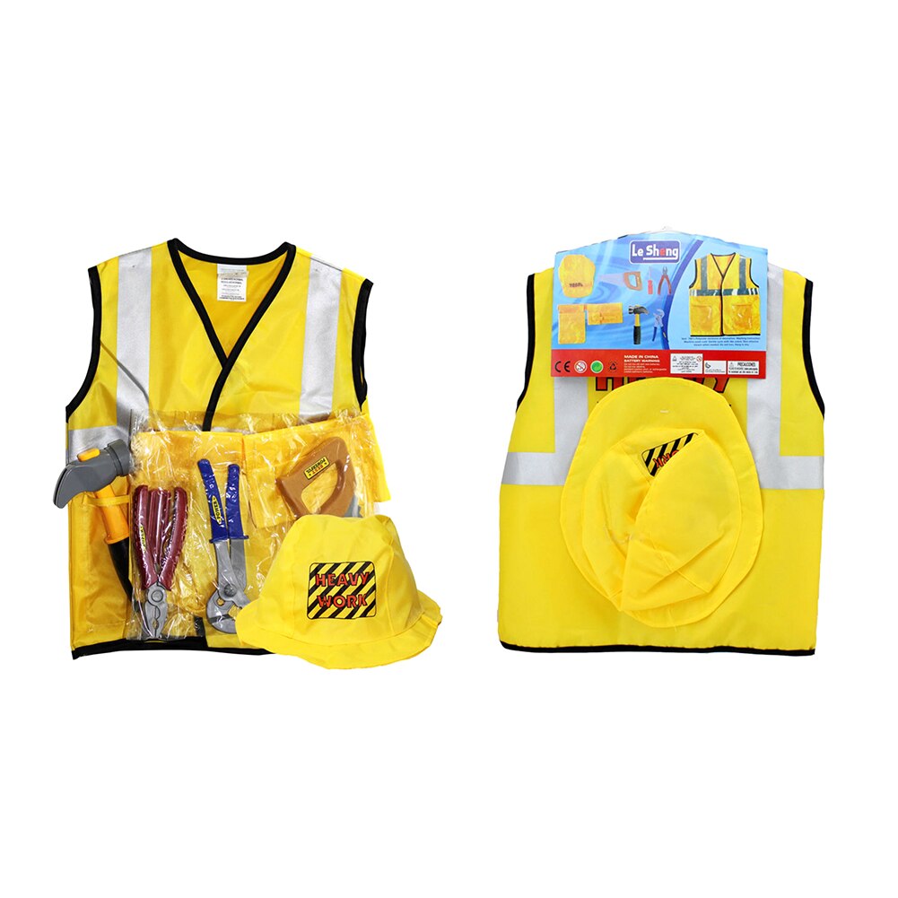 Innovatieve Bouwvakker Kostuum Rollenspel Kit Set Techniek Dress Up Educatief Speelgoed