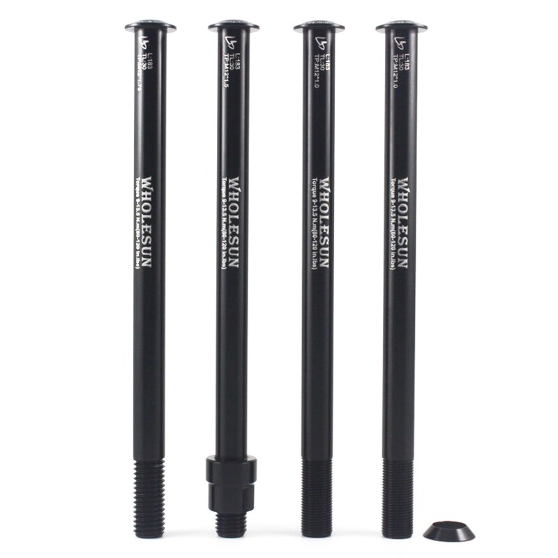 Bicycle Rear Axle Bike Hubs Thru Axle Tube Shaft MTB Road Bike Quick Release Skewers For KINESIS Rear Hub L83mm M12x1.75/1.5/1.0