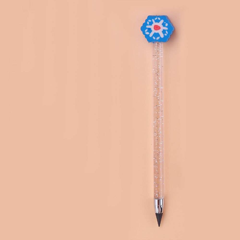 1PC Everlasting Pencil Portable Everlasting Pen Reusable Erasable Replaceable Head Unlimited Writing Eternal Pencil Durable: blue