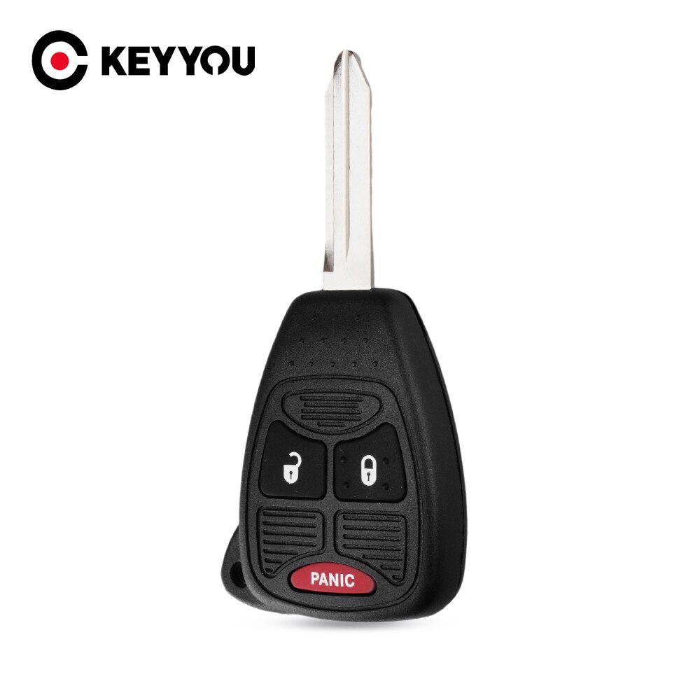 Keyyou 2 + 1 Knop Afstandsbediening Combo Key Case Voor Chrysler Dodge Jeep 3 Knop