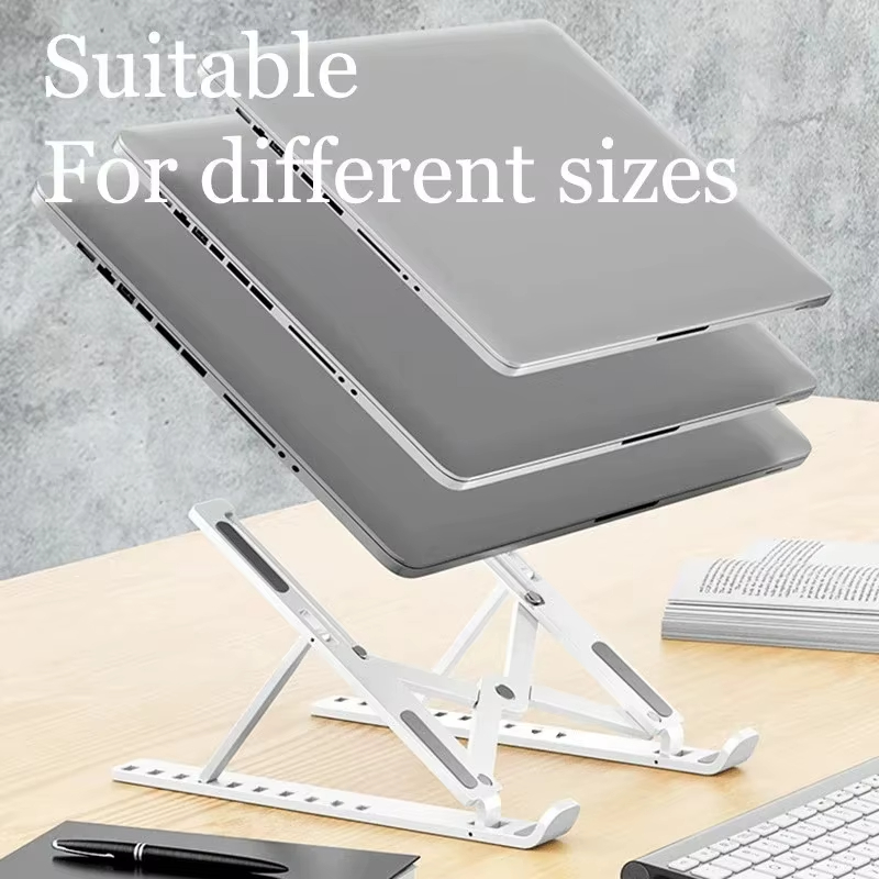 Opvouwbare laptopstandaard Verstelbare draagbare notebookbeugel Ondersteuningsbasis ABS Plastic houder voor laptops Accessoires Handig