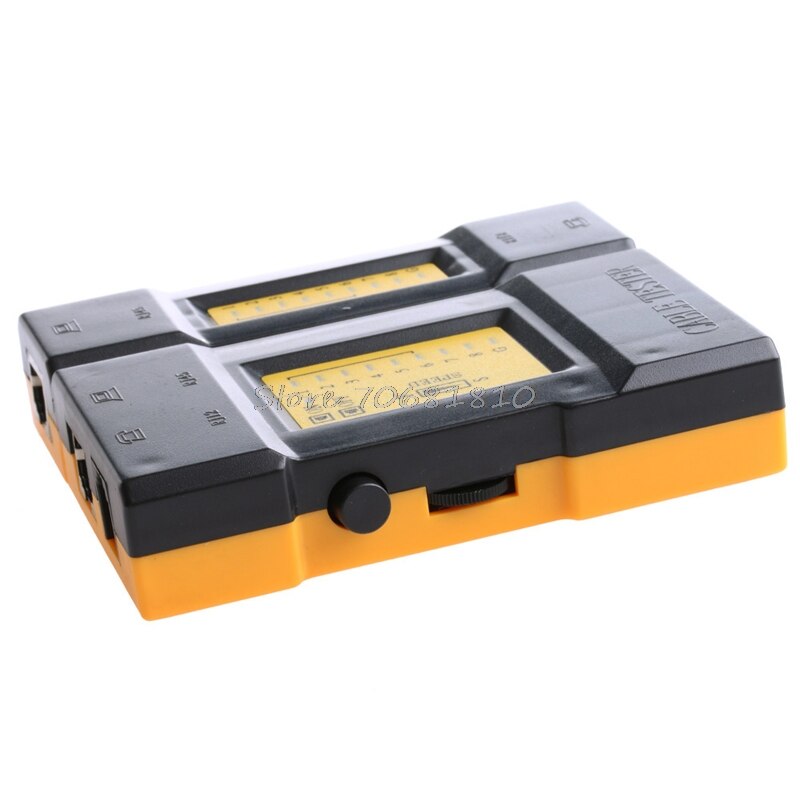 Speed Compute Network Cable Tester RJ45 + RJ11 Lan Wire Ethernet 468VR