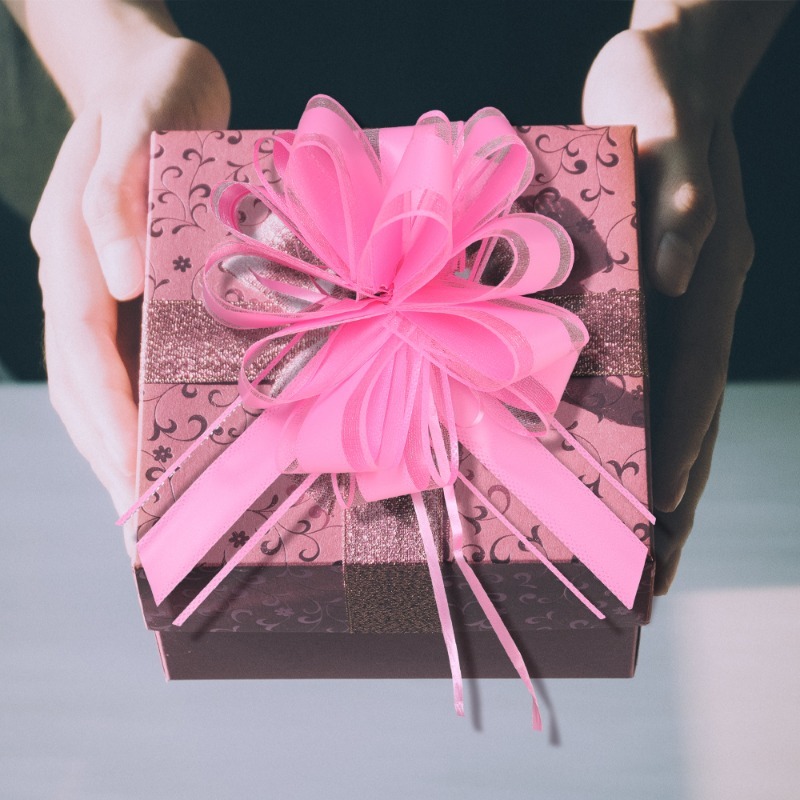 5/1 Uds. de flores para coche, cintas con lazo para boda, embalaje envolvente, suministros para eventos de cumpleaños y Día de San Valentín, decoración de San Valentín