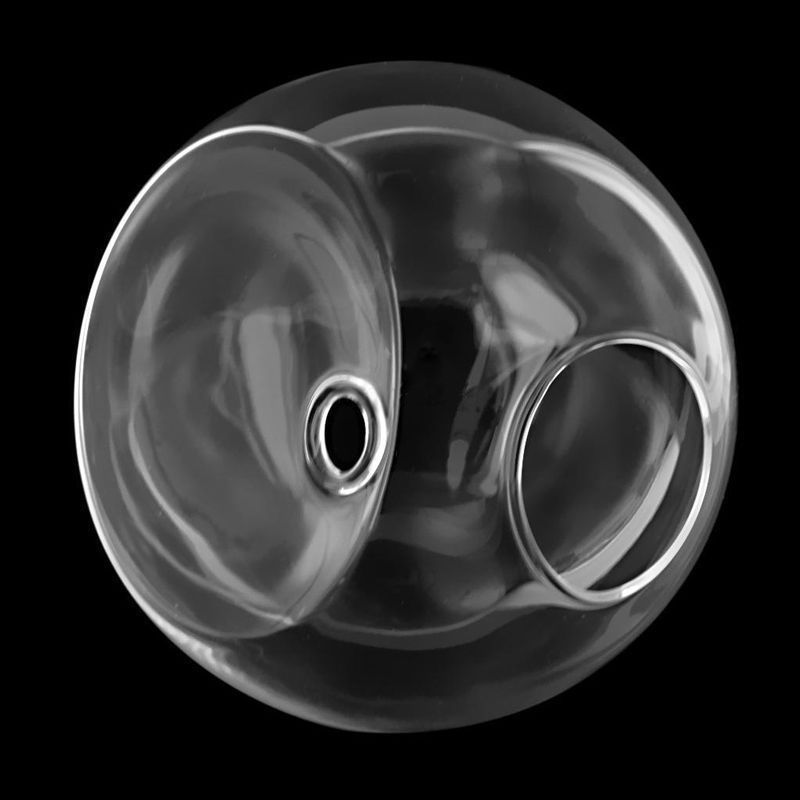 Innen Hängen Blumentopf Glas Ball Vase Terrarium Zauberstab halb Ball Glas Zauberstab Hängen Blumentöpfe mit Keine Sporn NäGel