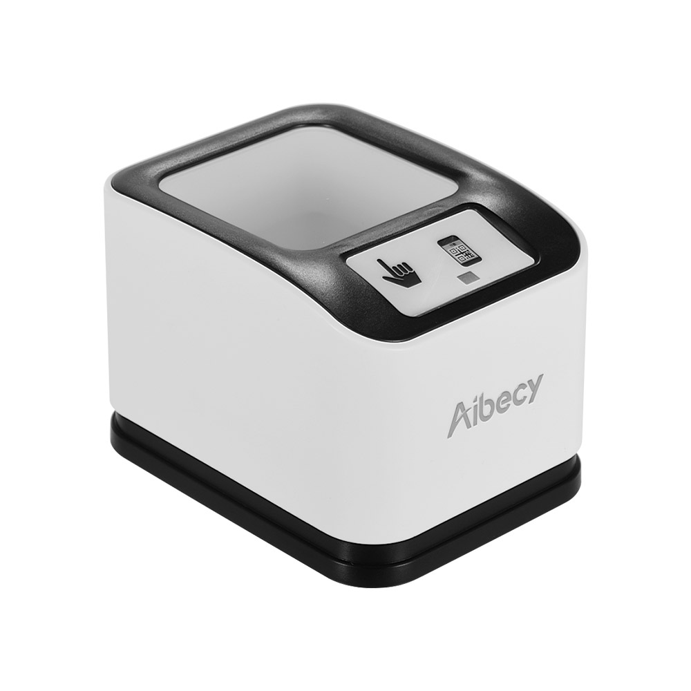 Aibecy 2200 1D/2D/Qr Cmos Desktop Barcode Bar Code Scanner Reader Usb Omnidirectionele Screen Barcode Scanner