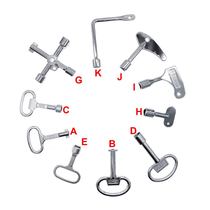 De Sleutel Fit Voor Driehoek Lock Vierkante Lock Aërodynamische Slot Dat Worden Toegepast Op Trein High-Speed Rail Lift en Kastdeur