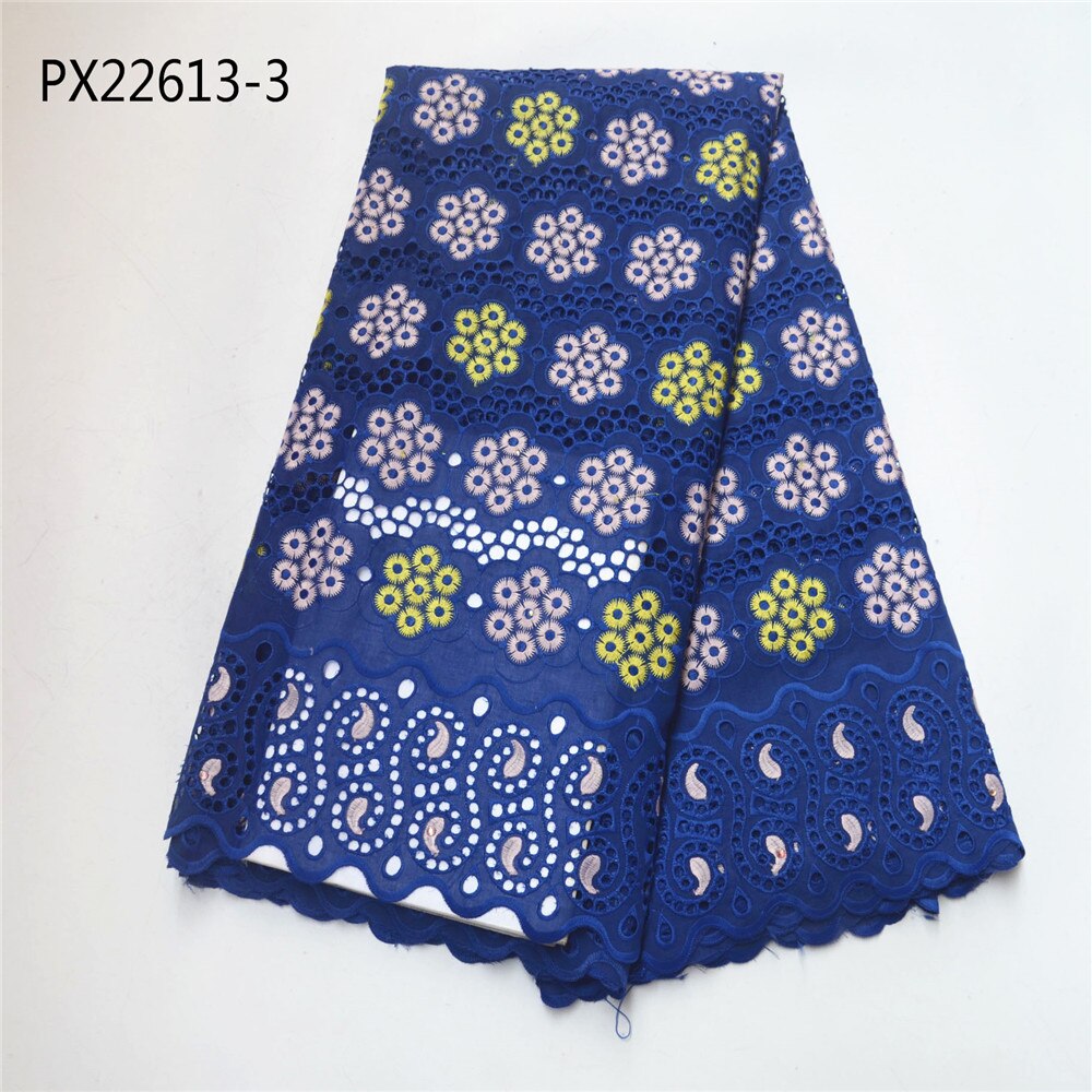 Broderie nigériane africaine en coton, bonne , dentelle de suisse voile, tissu de couleur blanche, dernier gros
