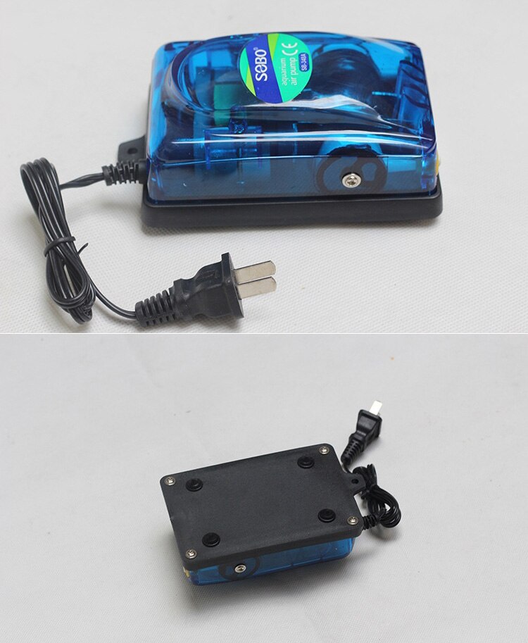 Silent Aquarium Air Pump Fish Tank Oxygen Air Compressor Aerator Aquarium Air Flow Maker Prump For Fish Marine Plant Tank