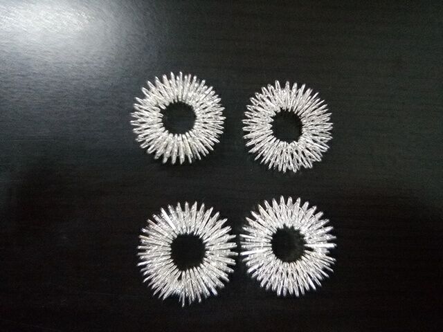 100 stuks/partij vingermassage ring acupunctuur ringen gezondheidszorg lichaamsmassager