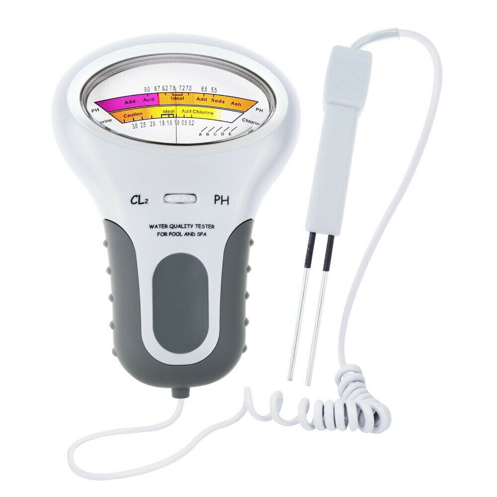 2 In 1 Zwembad Ph Chloor Meter Tester PC-101 Ph Tester Chloor Water Testen Apparaat CL2 Meten Water tester
